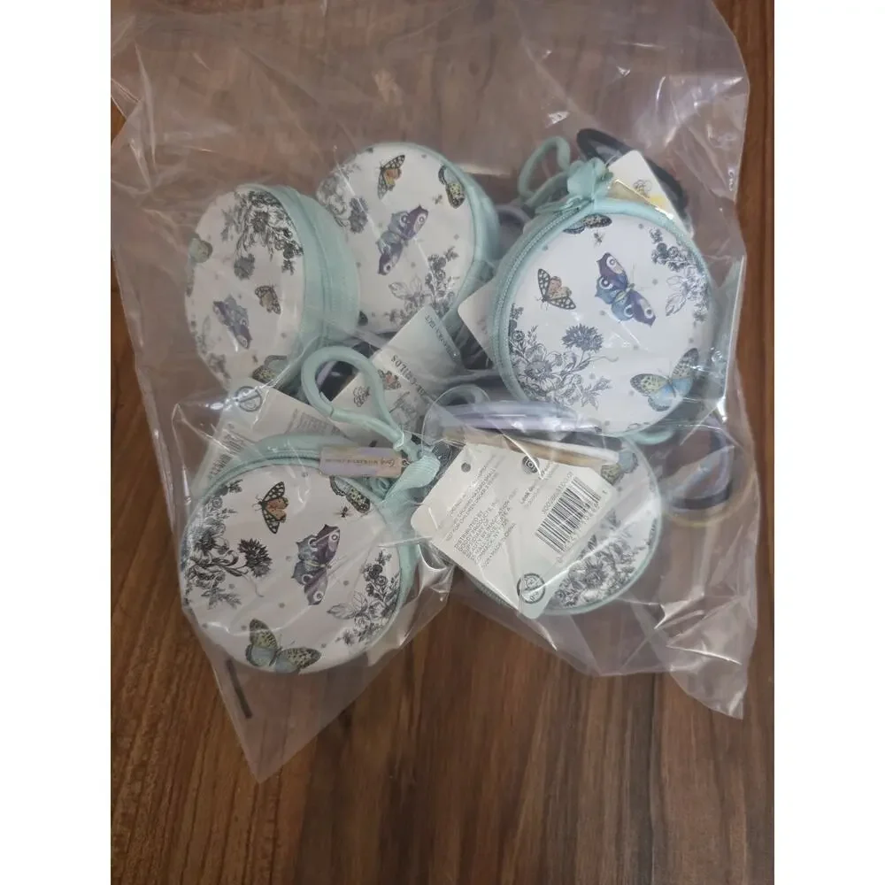 MacKenzie Childs Wet Brush Original Goody Purse Charm Elastics Btfly